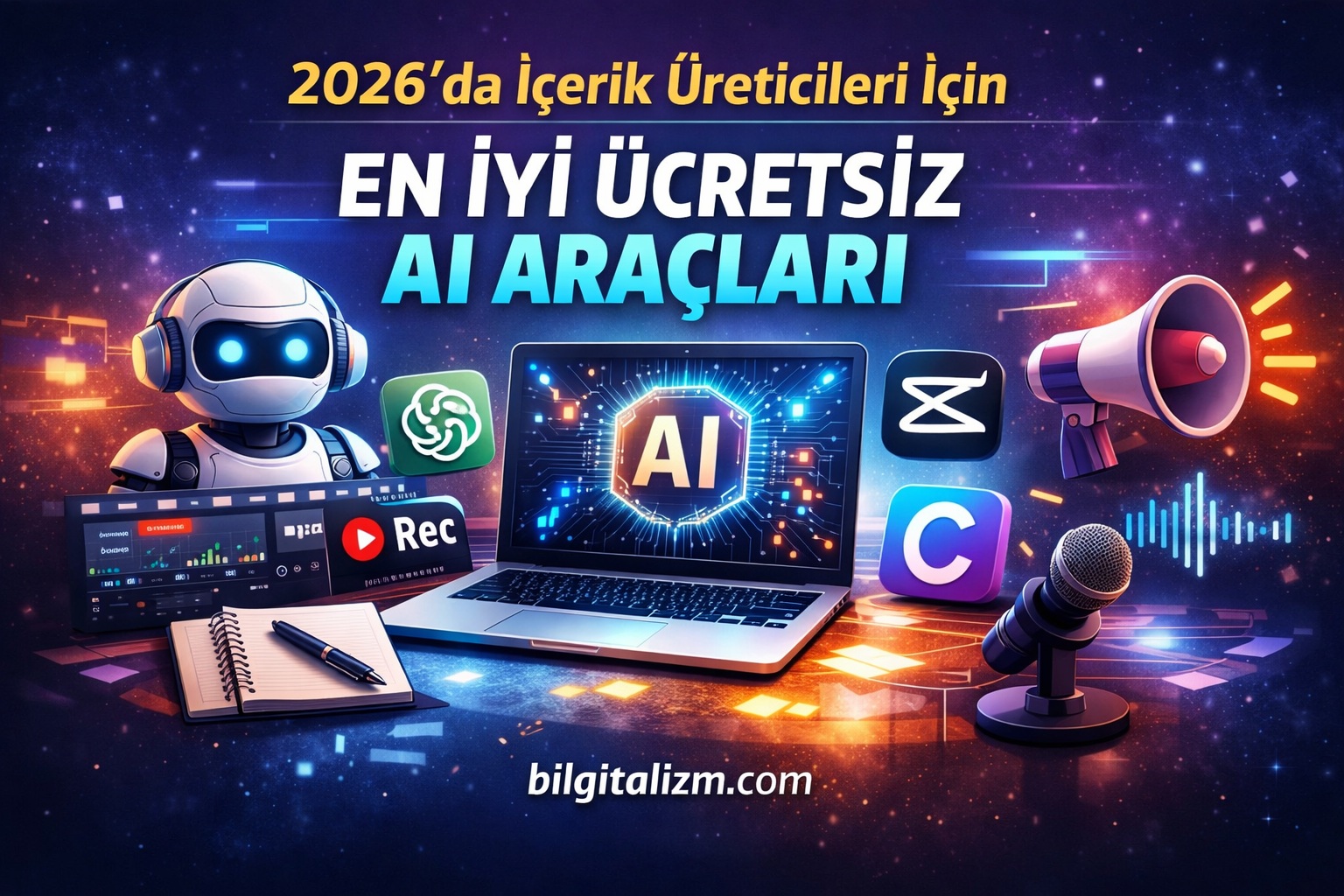2026’nın En İyi Ücretsiz Yapay Zeka Araçları